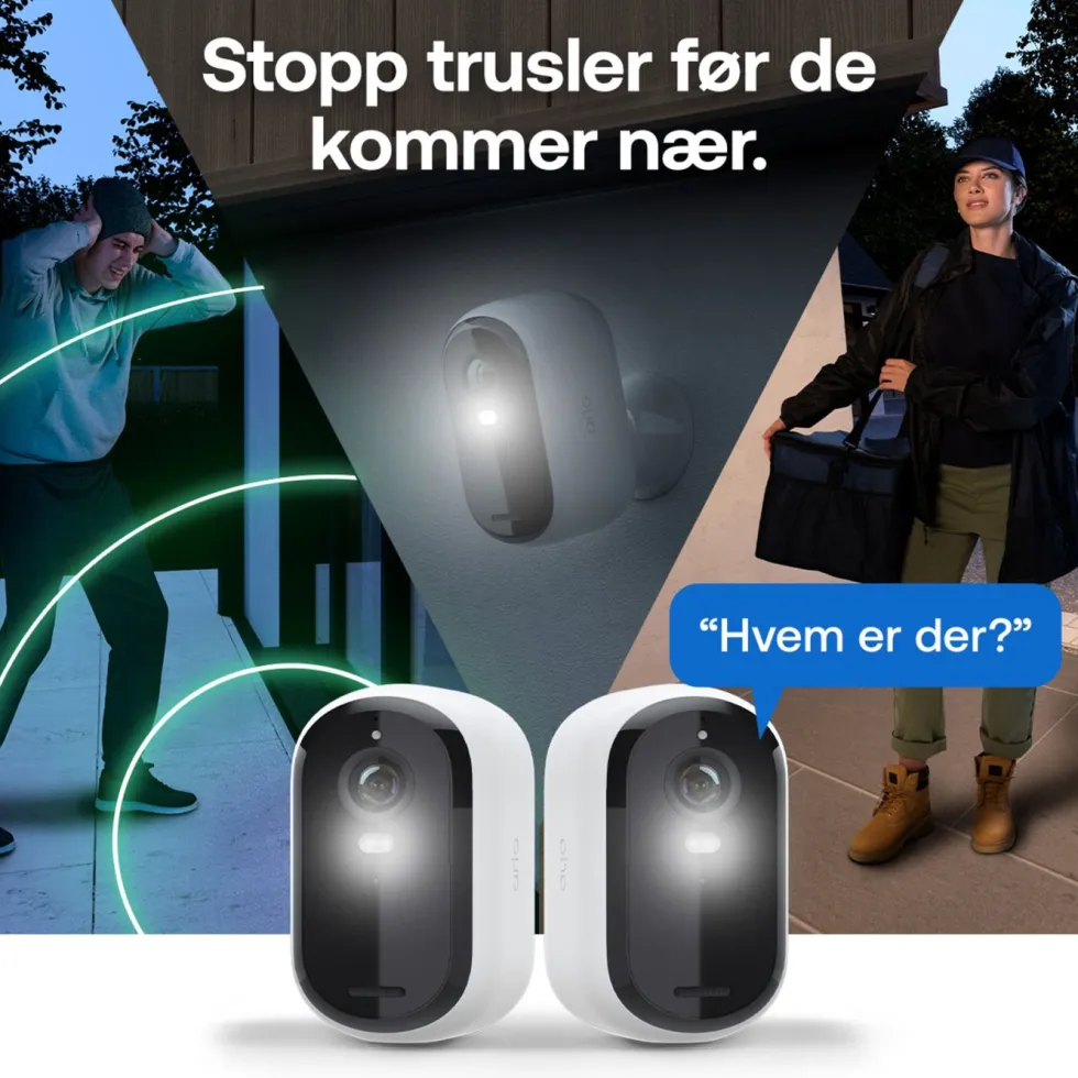 Arlo Essential 3 HD – Trådløst overvåkingskamera 2-pk.