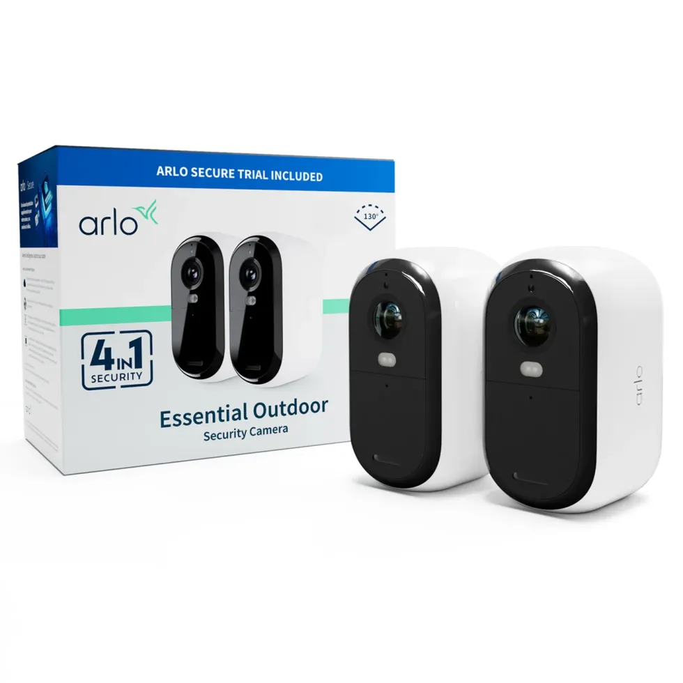 Arlo Essential 2 HD – Trådløst overvåkingskamera 2-pk.