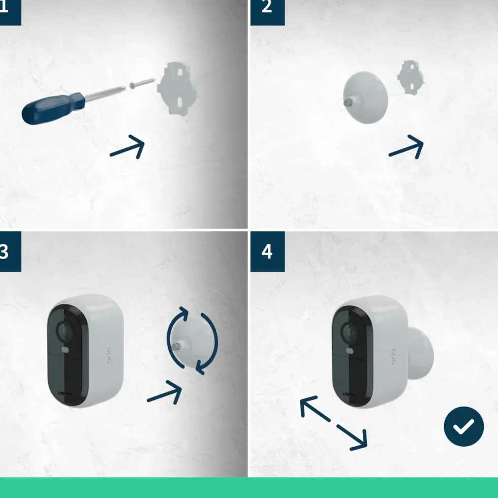 Arlo Essential 2 HD – Trådløst overvåkingskamera 2-pk.