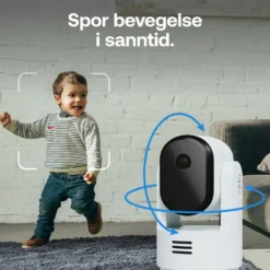 Arlo Essential 3 2K PTZ – Overvåkingskamera innendørs 2-pk.