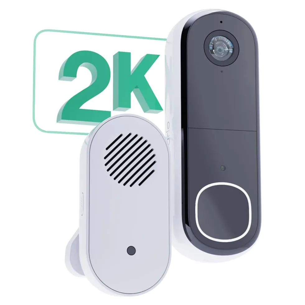 Arlo Essential 2K Trådløs videodørklokke med Chime 2