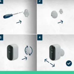 Arlo Essential 2K XL Overvåkingskamera 2-pk.