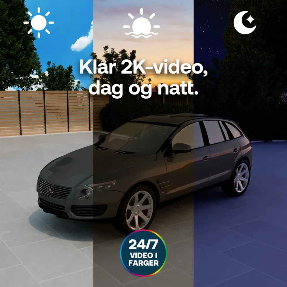 Arlo Essential 3 XL 2K – Trådløst overvåkingskamera 3-pk.