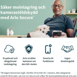 Arlo Pro 4 Spotlight – Trådløst overvåkingskamera 4-pk.