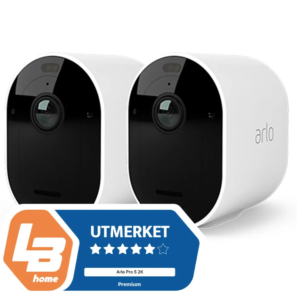 Arlo Pro 5 Spotlight – Trådløst overvåkingskamera 2-pk.