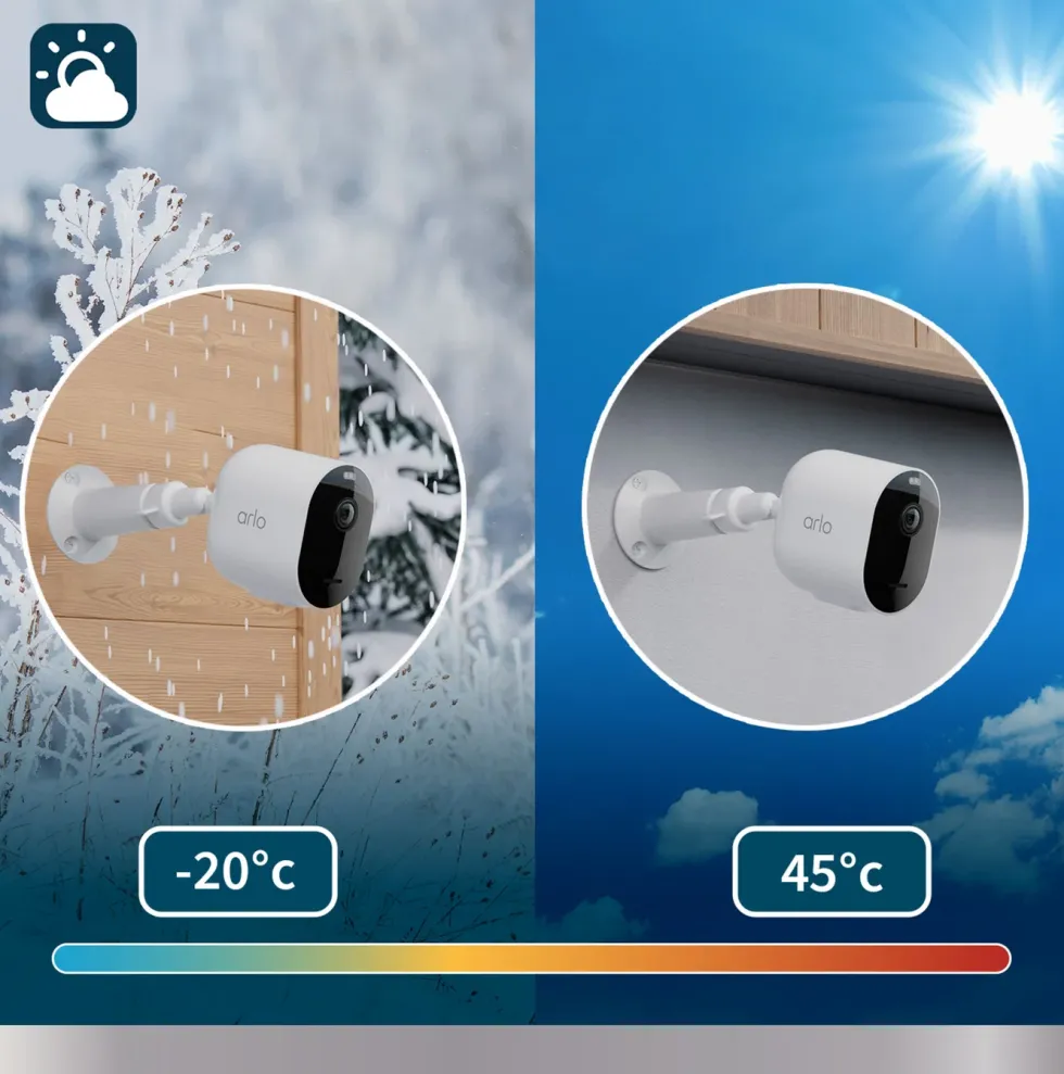 Arlo Pro 5 Spotlight – Trådløst overvåkingskamera 2-pk.
