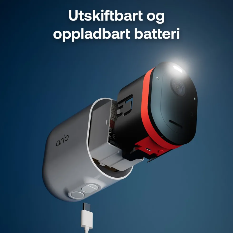 Arlo Pro 6 – Trådløst overvåkingskamera 1-pk.