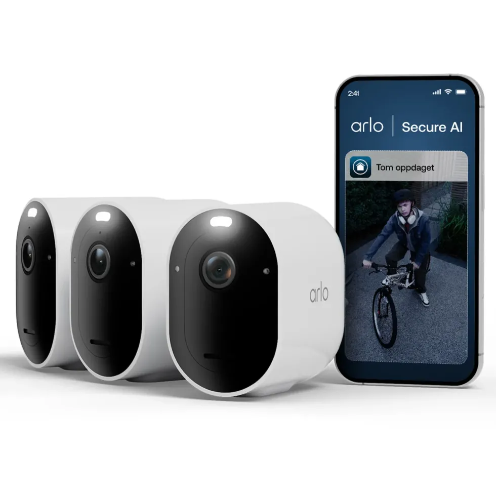 Arlo Pro 6 – Trådløst overvåkingskamera 3-pk.