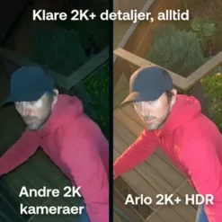 Arlo Pro 6 – Trådløst overvåkingskamera 4-pk.