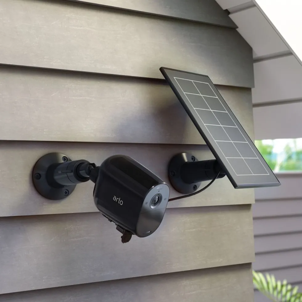 Arlo Solpanel for overvåkingskamera Svart