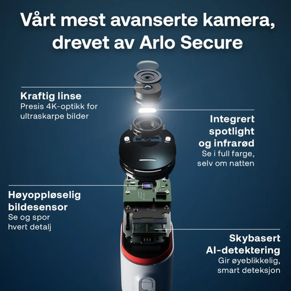 Arlo Ultra 3 4K – Trådløst overvåkingskamera 4-pk.