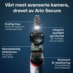 Arlo Ultra 3 4K – Trådløst overvåkingskamera 2-pk.