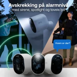 Arlo Ultra 3 4K – Trådløst overvåkingskamera 2-pk.