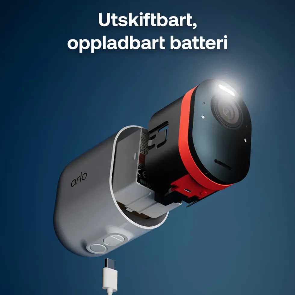 Arlo Ultra 3 4K – Trådløst overvåkingskamera 2-pk.