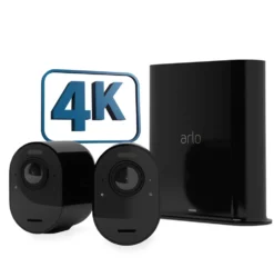 Arlo Ultra 2 Spotlight – Trådløst overvåkingskamera 2-pk. Svart