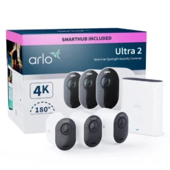 Arlo Ultra 2 Spotlight – Trådløst overvåkingskamera 3-pk.
