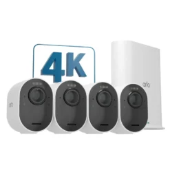 Arlo Ultra 2 Spotlight – Trådløst overvåkingskamera 4-pk. Hvit