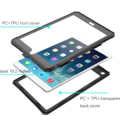 Armor-X Vanntett deksel for iPad (7.-9. gen), Air (3. gen), Pro (10,5 tommer)