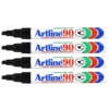 Artline Merkepenn 90 - Svart 4-pk.