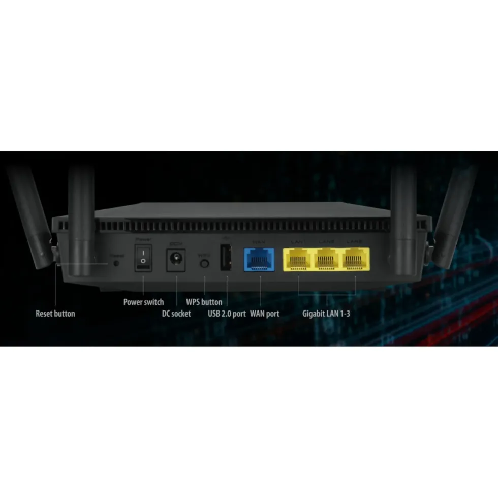 Asus RT-AX53U Trådløs ruter AX1800