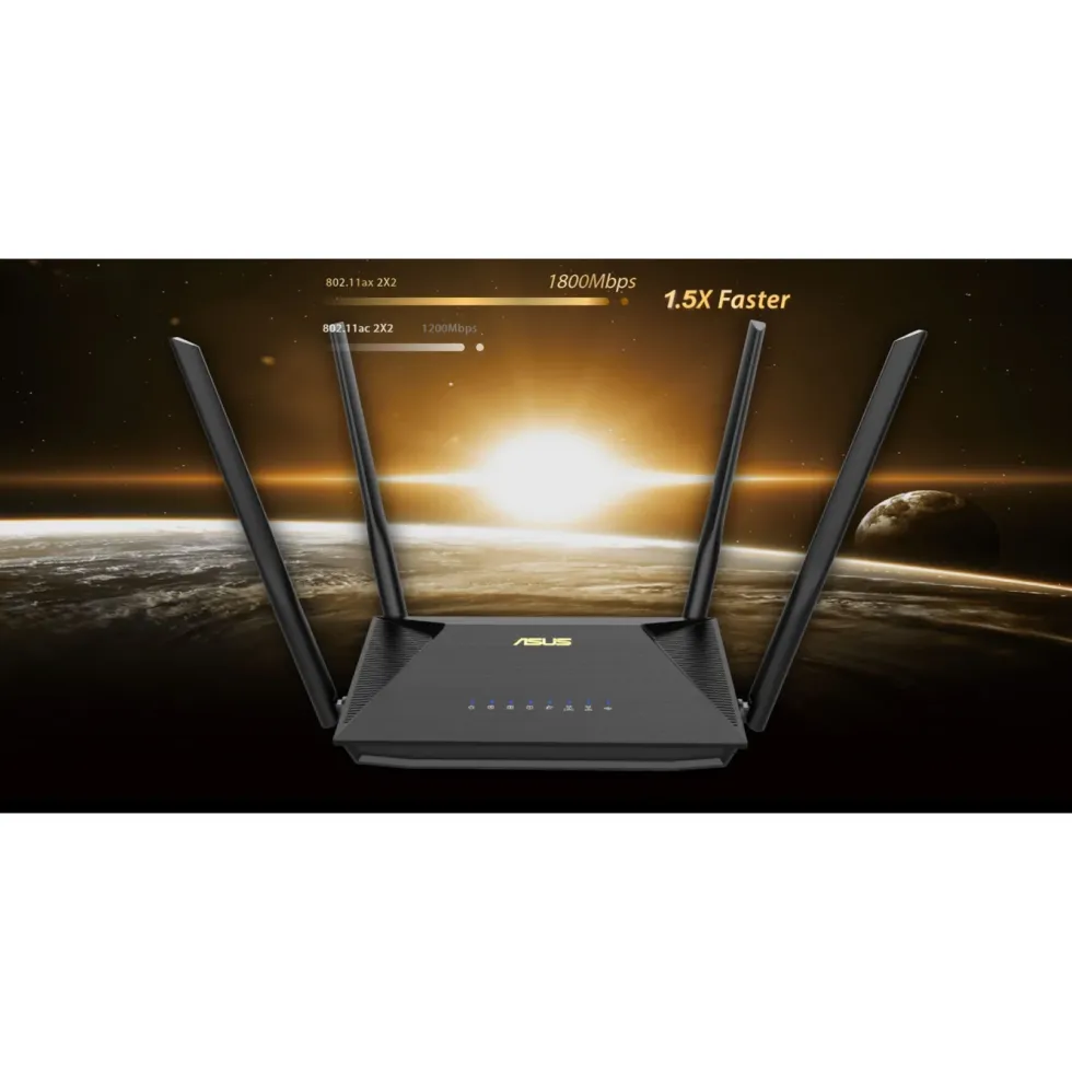 Asus RT-AX53U Trådløs ruter AX1800