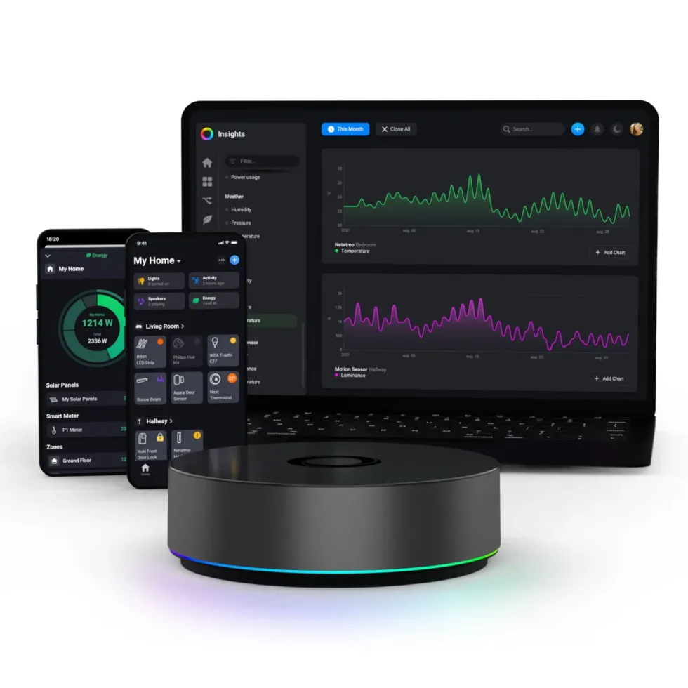 Athom Homey Pro (2026) – smarthub for hele hjemmet 4 GB RAM, 2026