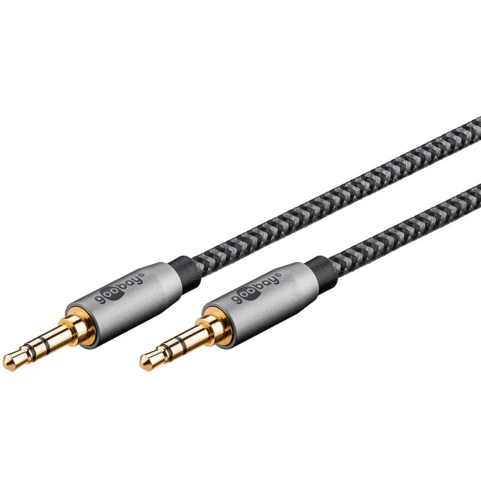AUX-lydkabel 3,5 mm 2 m