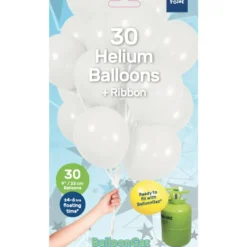 Ballonger 30-pk. Hvit