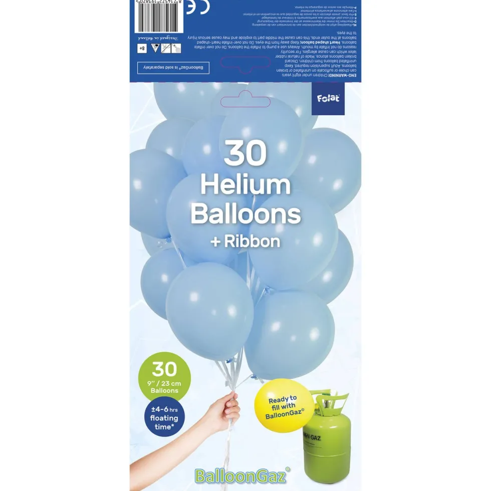 Ballonger 30-pk. Lysblå