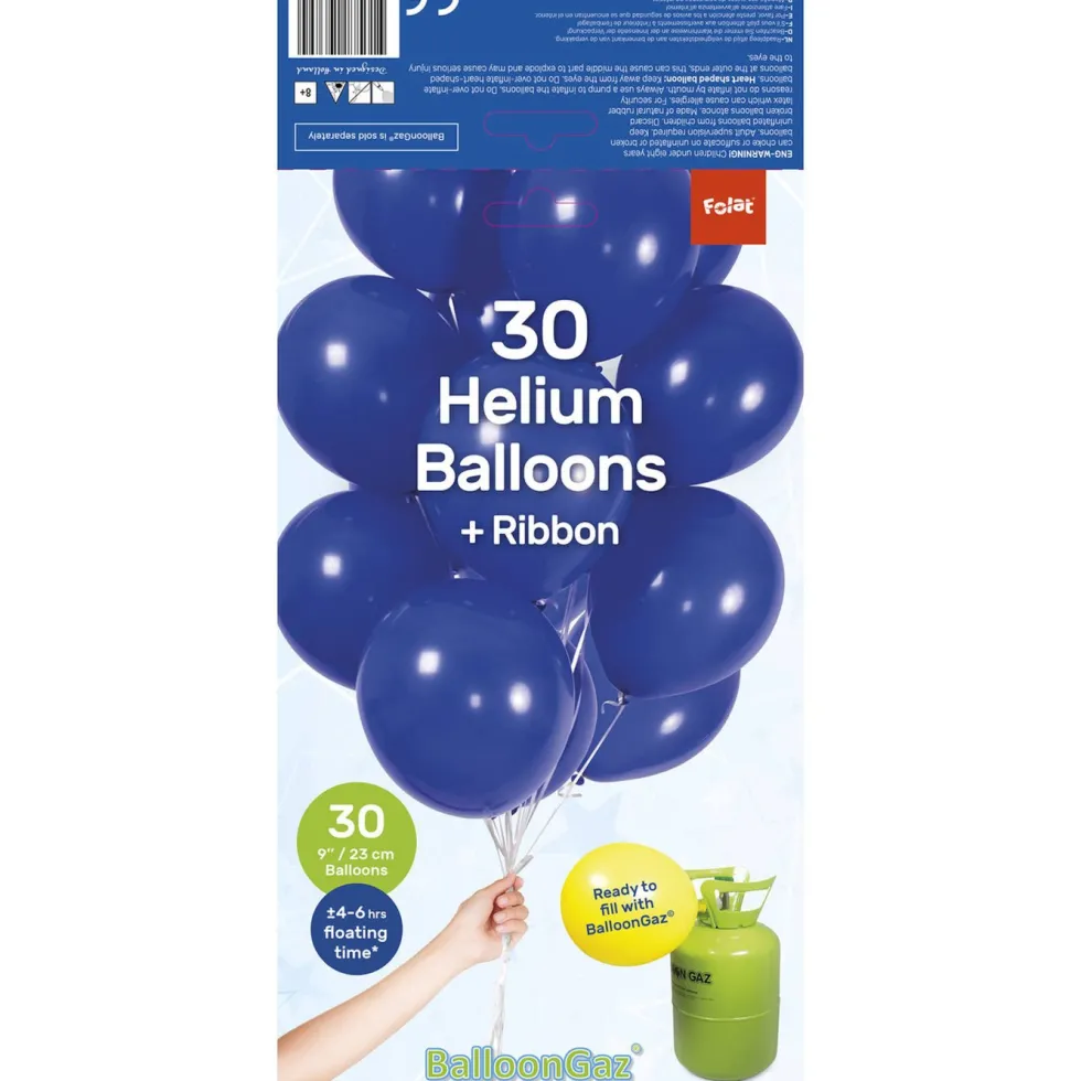 Ballonger 30-pk. Mørkblå