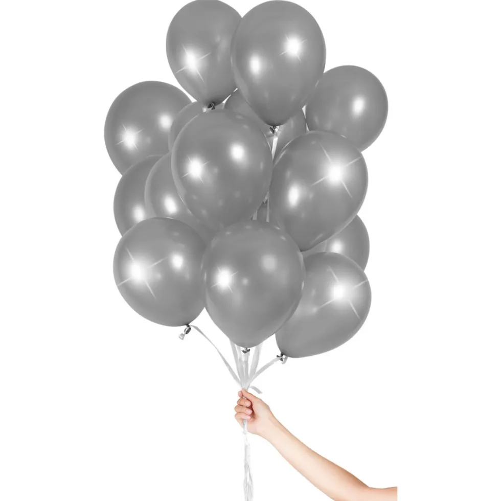Ballonger 30-pk. Sølv