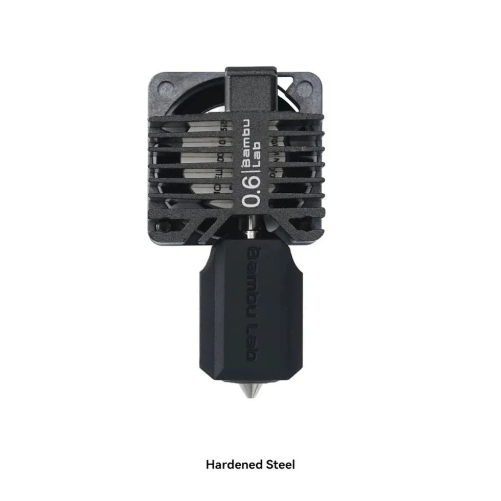 Bambu Lab Hardened Steel Complete Hotend for Bambu Lab P1-serien 0,6 mm