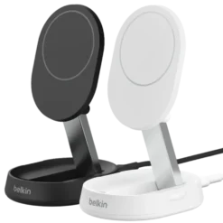 Belkin BoostCharge Pro Ladestativ med Qi2 15 W Hvit