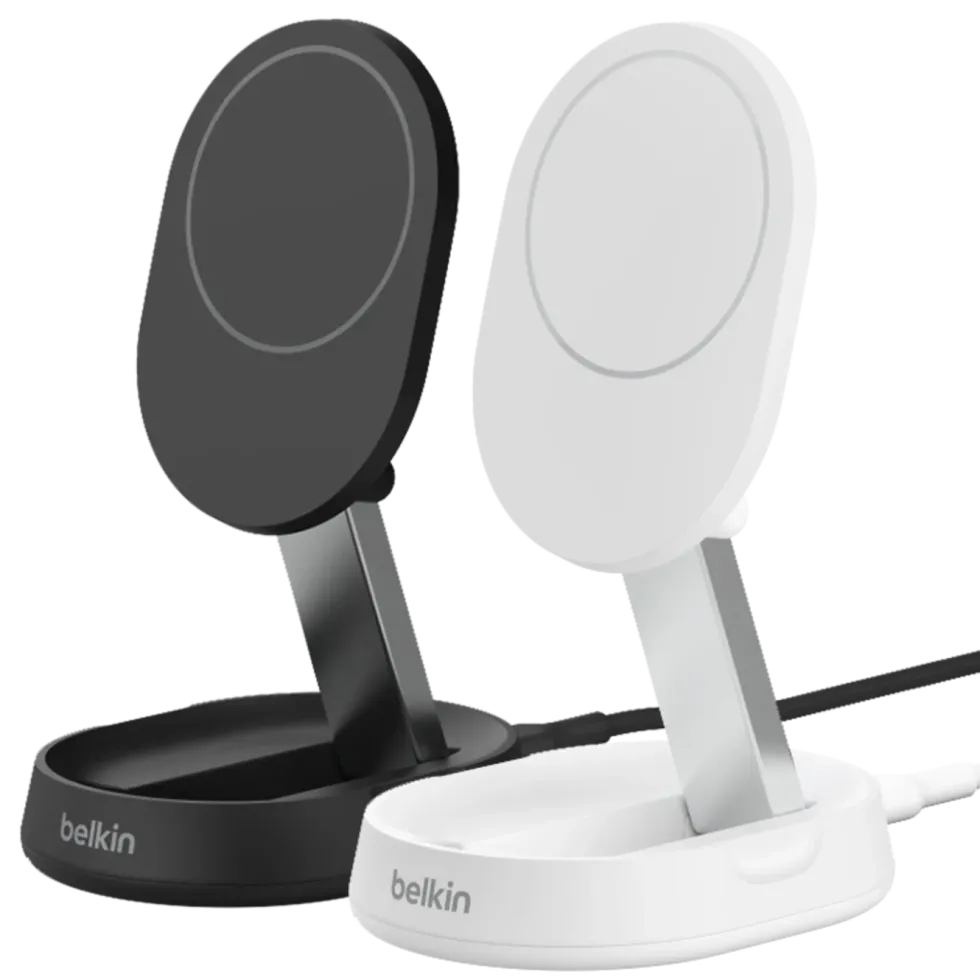 Belkin BoostCharge Pro Ladestativ med Qi2 15 W Svart
