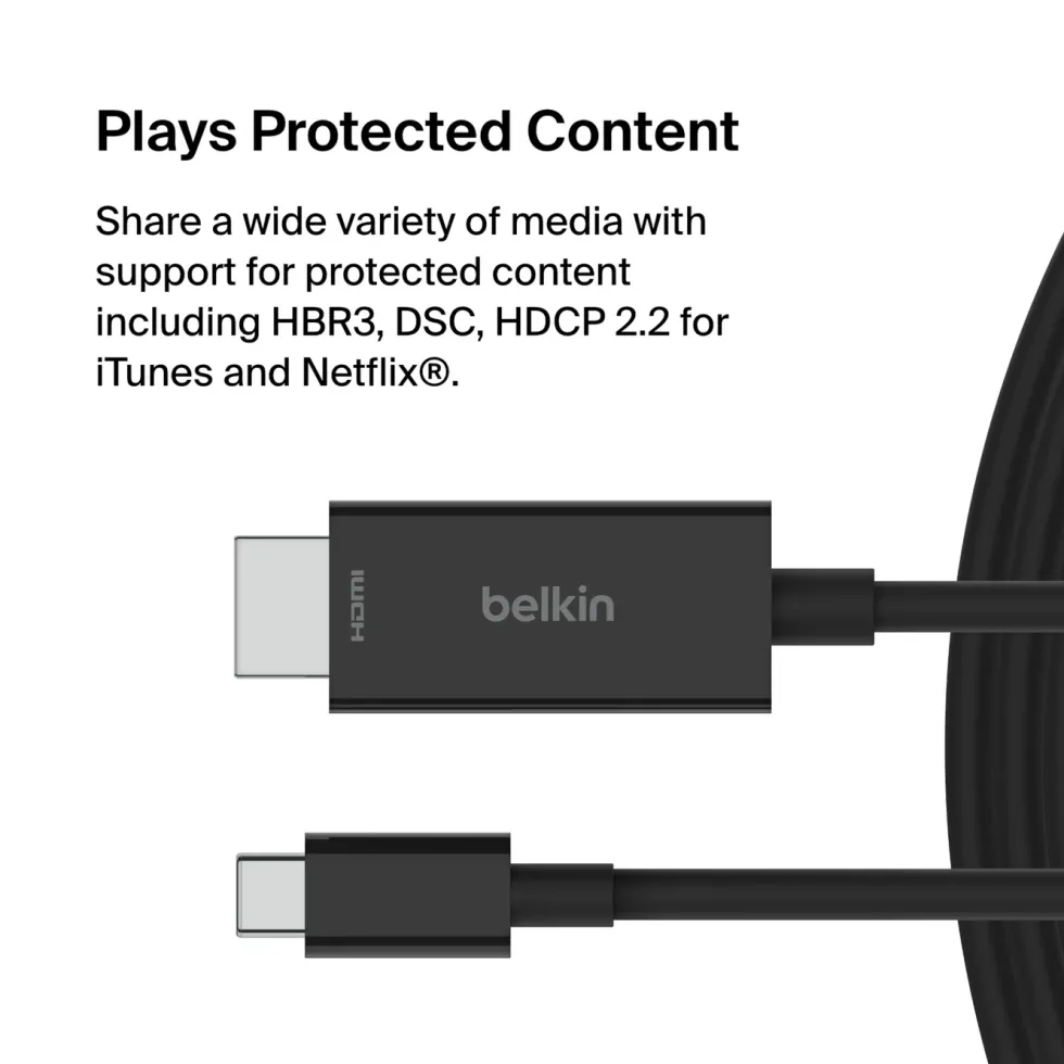 Belkin USB-C til HDMI-kabel 8K/60 Hz 2 m