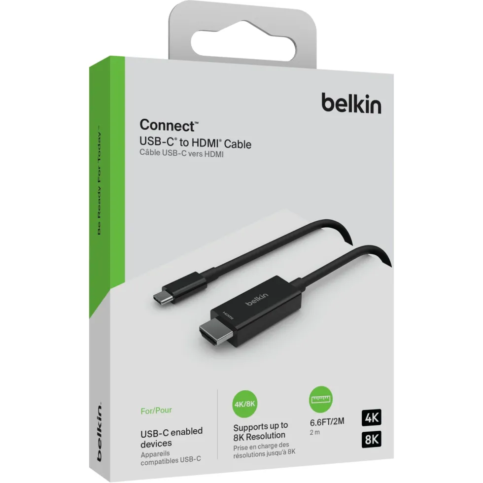 Belkin USB-C til HDMI-kabel 8K/60 Hz 2 m