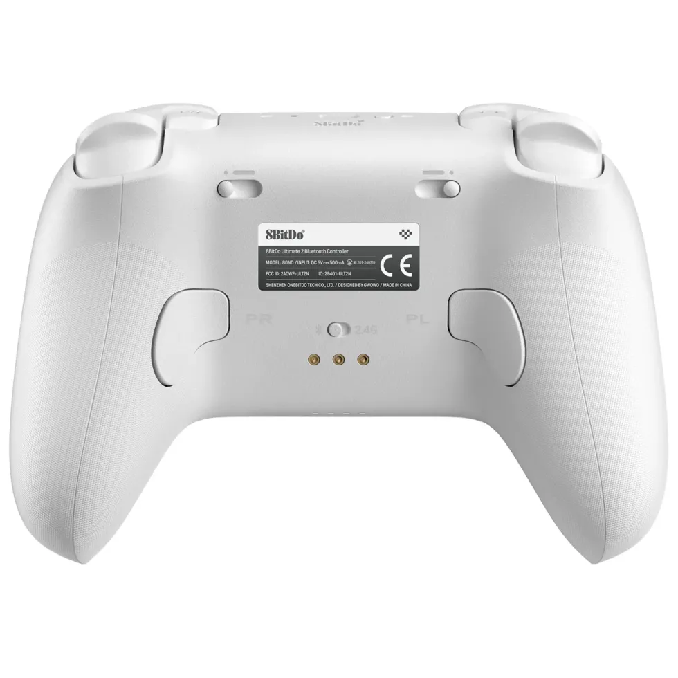 8Bitdo Ultimate 2 Bluetooth-kontroller Hvit