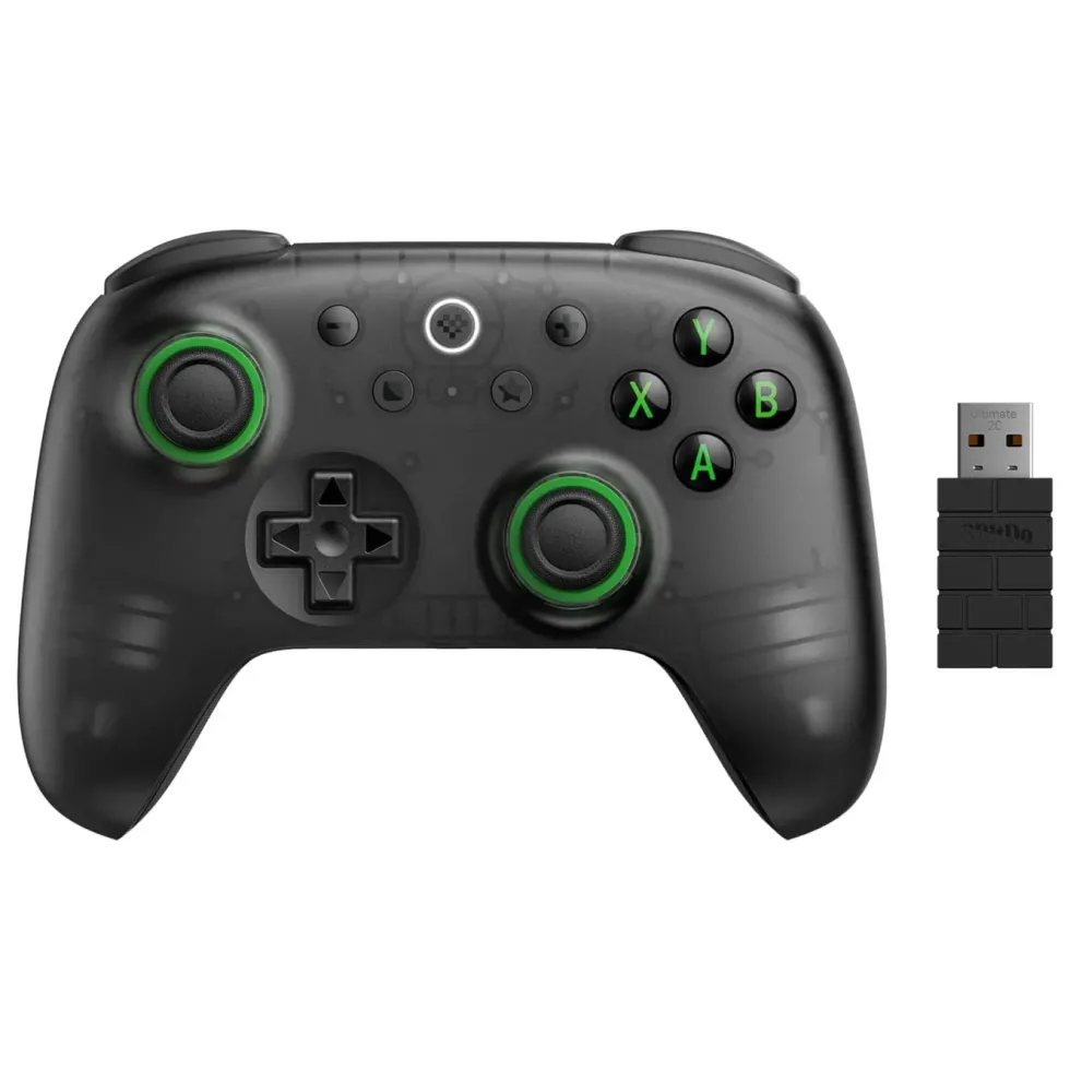 8Bitdo Ultimate 2C trådløs håndkontroller – Transparent Black