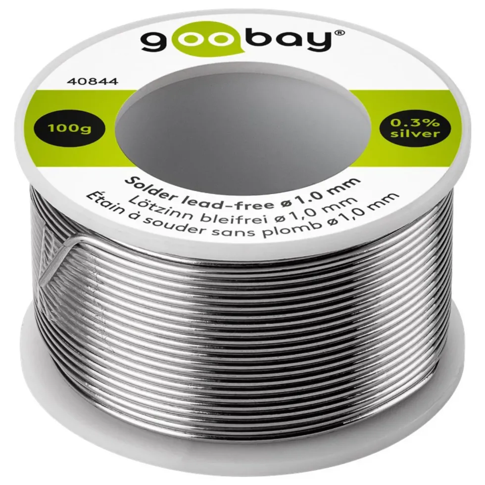 Blyfritt loddetinn Ø1 mm 100 g