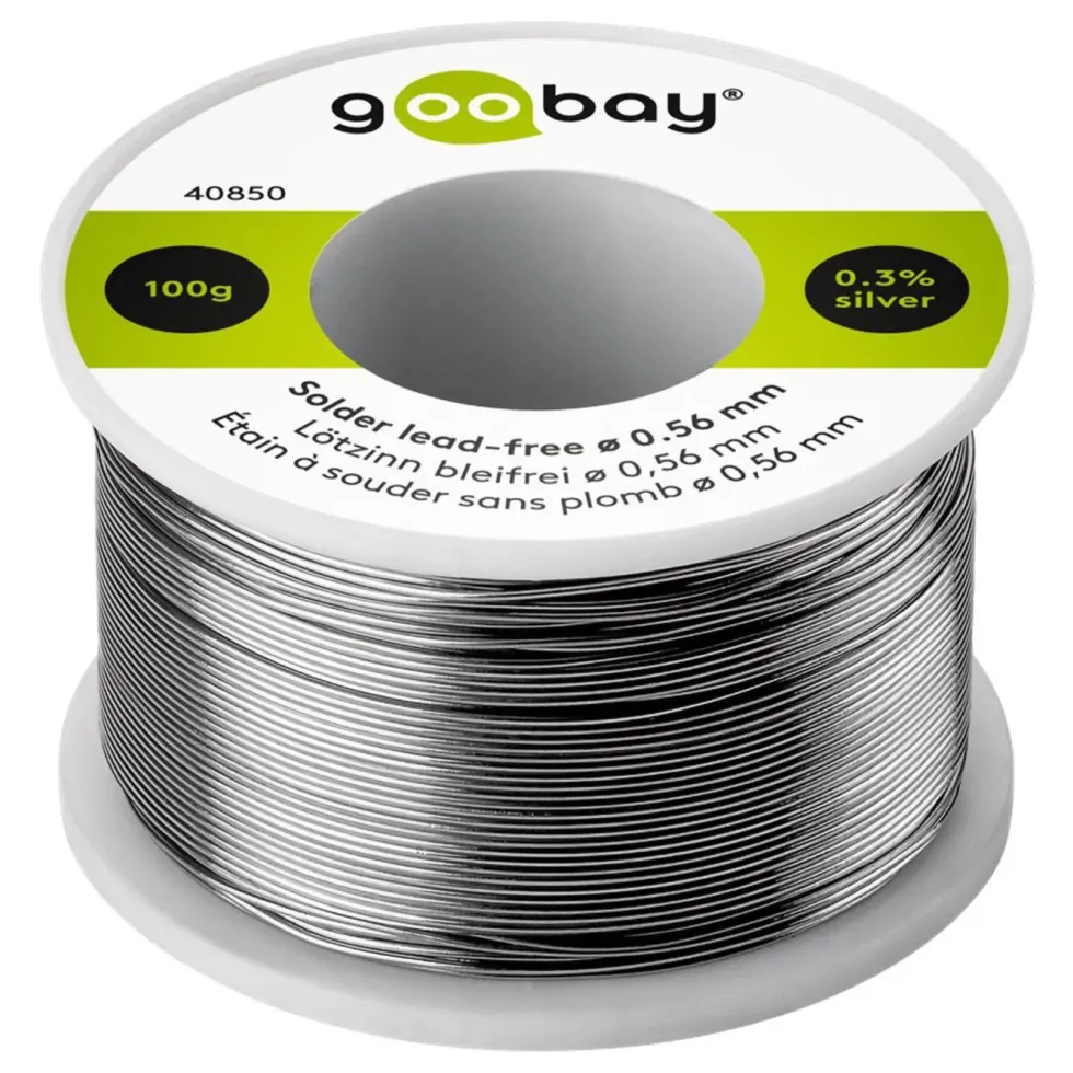 Blyfritt loddetinn Ø0,56 mm 100 g