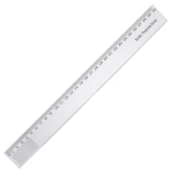 BNT Office Linjal 30 cm transparent