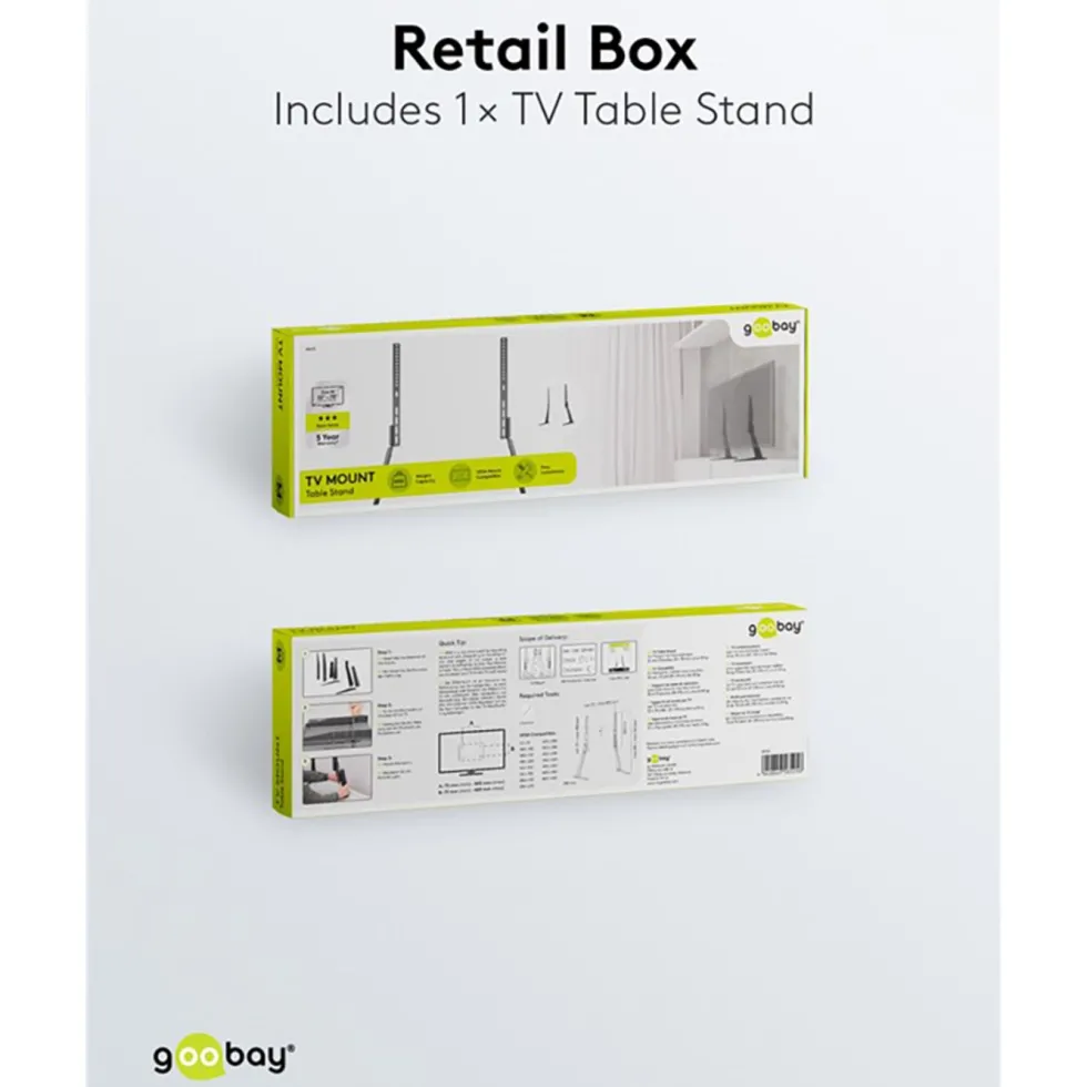 Bordstativ for TV 32–70"