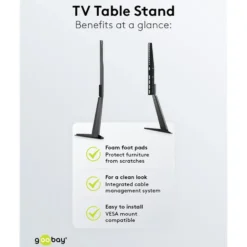 Bordstativ for TV 32–70