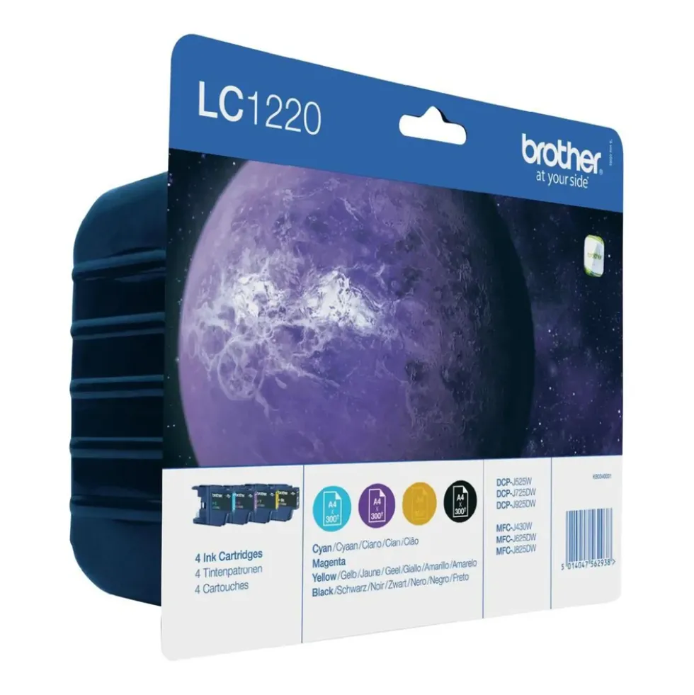 Brother LC1220 Blekkpatroner 4-pakk