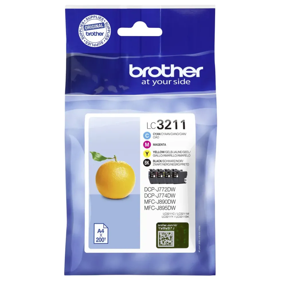Brother LC3211 Blekkpatron 4-pk.