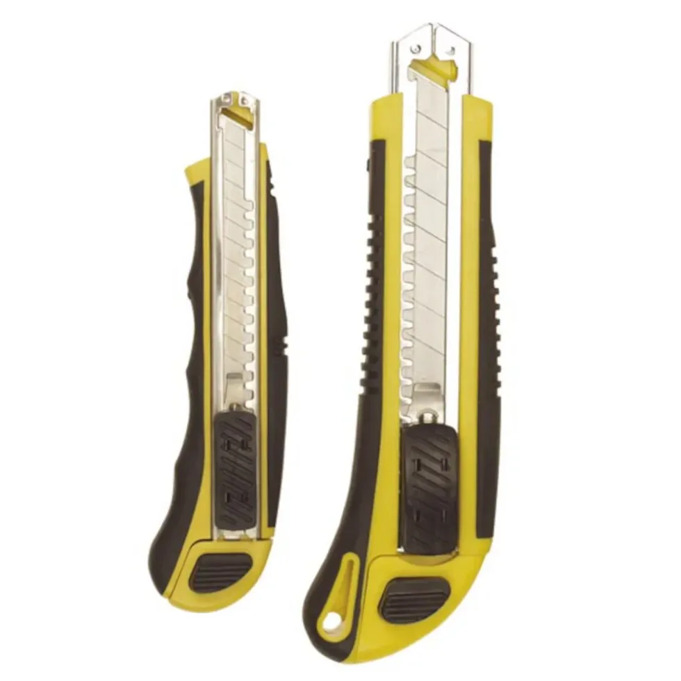 Brytebladkniv med ekstra rom, 2-pk.