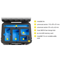BW Outdoor Case Type 1000 for Insta360 X4