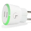 Capidi USB-sikkerhetstimer med to porter - 3,4 A Hvit