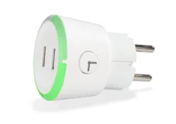 Capidi USB-sikkerhetstimer med to porter - 3,4 A Hvit