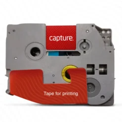 Capture Merketeip for Brother P-touch Svart på Hvit 9 mm x 8 m 12 mm x 8 m